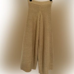 Wide leg Knitted Pants